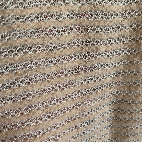 Free People | Striped Off Shoulder Sweater Small - Picture 4 of 7